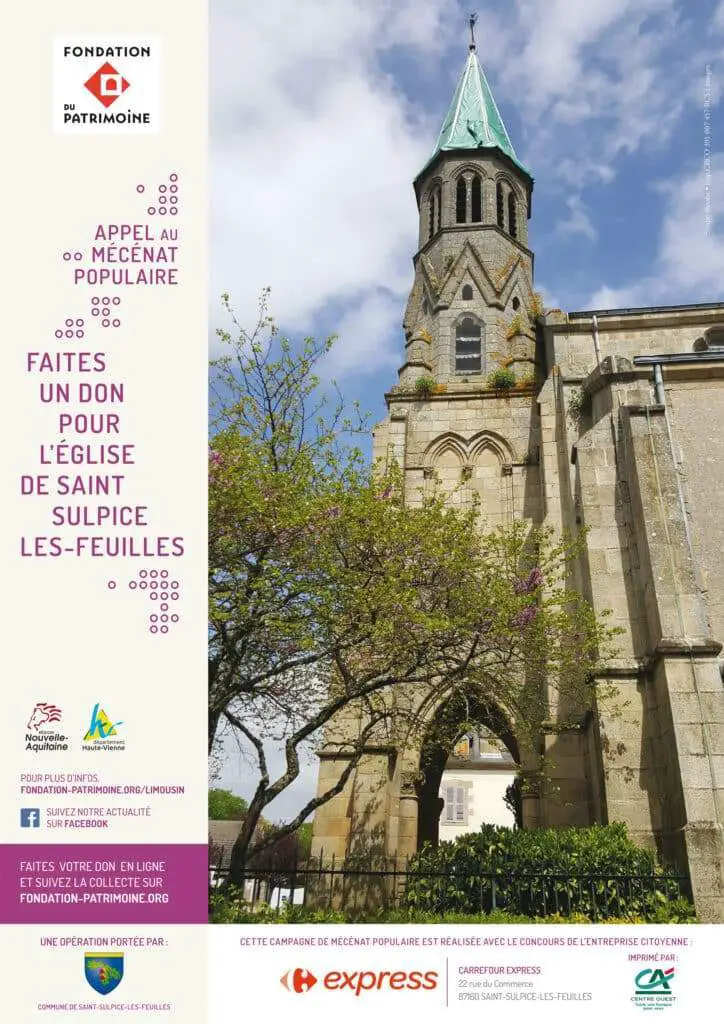 Eglise à Saint Sulpice Les Feuilles