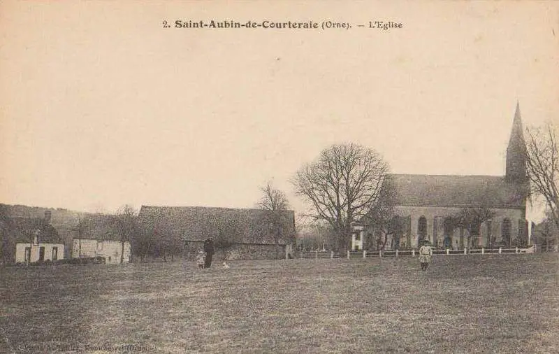 Église Saint Aubin (Saint-aubin-de-courteraie )
