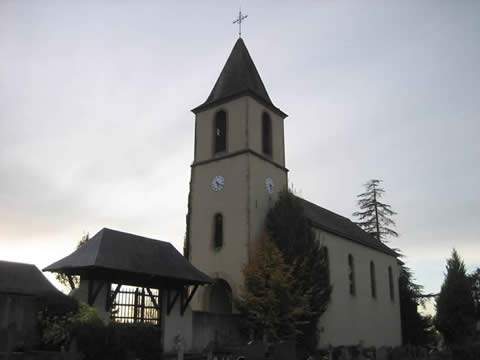 Église Saint Louis à Burosse-mendousse